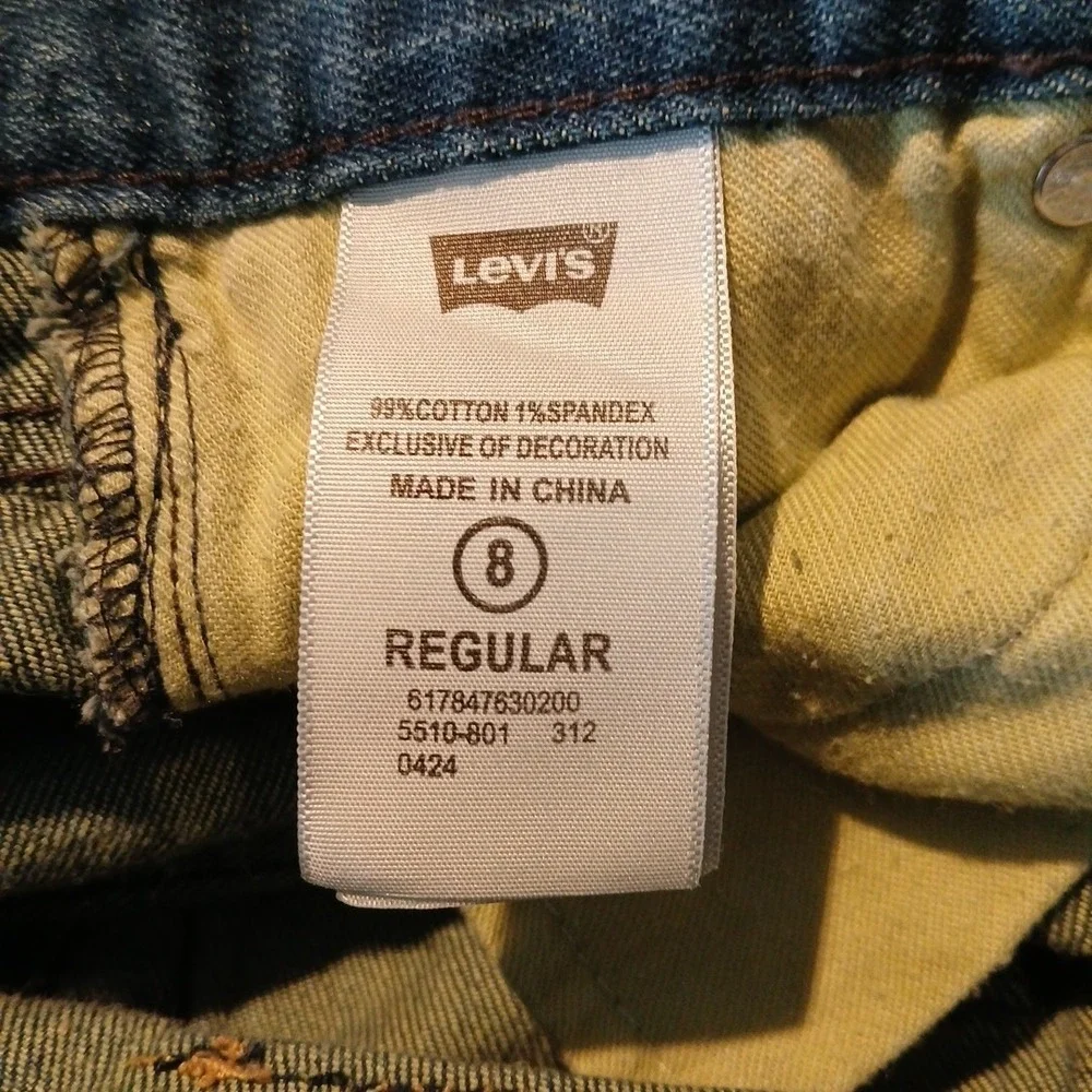 Levi's 510 Super Skinny Boys Jeans Size 8, 24